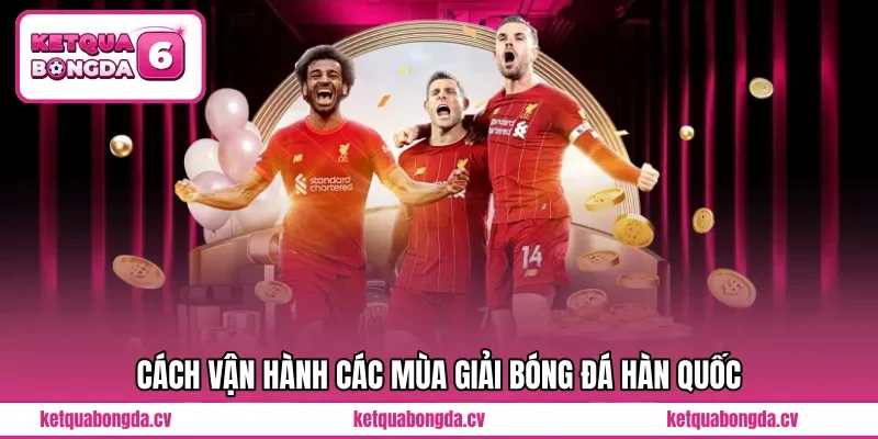 Cách vận hành các mùa giải bóng đá Hàn Quốc