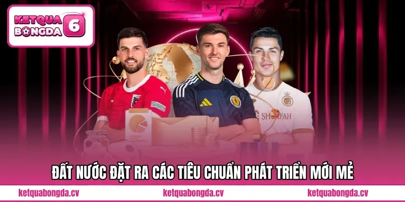 Đất nước đặt ra các tiêu chuẩn phát triển mới mẻ