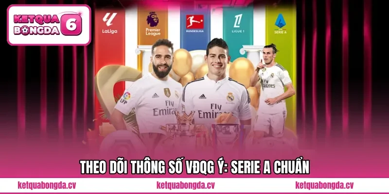 Theo dõi thông số VĐQG Ý: Serie A chuẩn