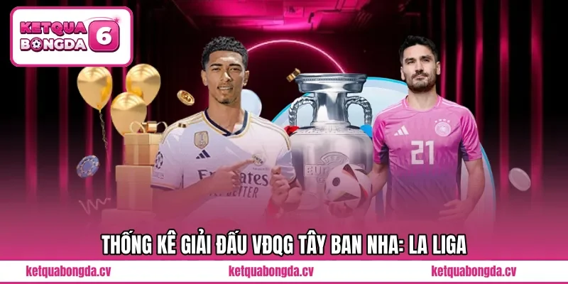 Thống kê giải đấu VĐQG Tây Ban Nha: La Liga