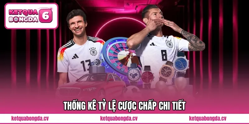 Thống kê tỷ lệ cược chấp chi tiết